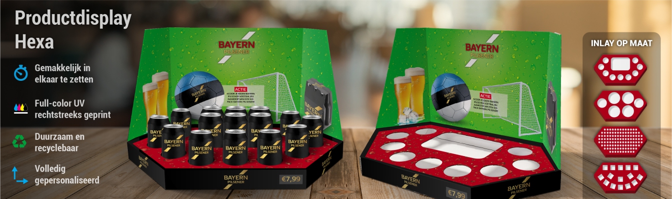 Productdisplay Hexa