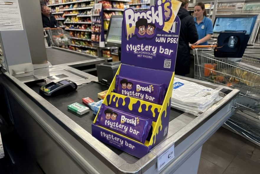 In de winkel