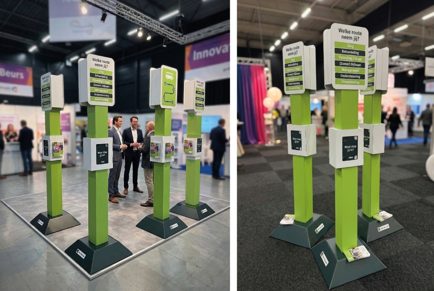 Op de beurs