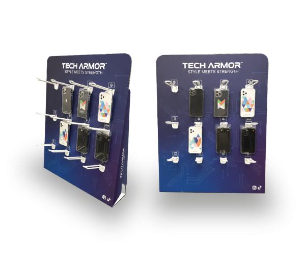 Budget display met haken