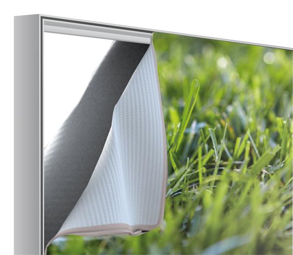 Zelfstaand / hangend textielframe met doeken